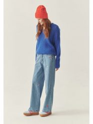 TATUUM Sweter w kolorze niebieskim rozmiar: M. Niebieskie swetry Tatuum, m, bez wzorów, bez ramiączek. Za 226.77 zł.