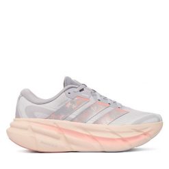 Buty do biegania adidas. Szare obuwie sportowe Adidas, bez zapięcia, do biegania. Za 599.99 zł.