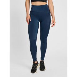 Damskie wysokie legginsy Hummel TE Tola. Niebieskie legginsy Hummel, xl, bez wzorów, z elastanu. Za 268.50 zł.