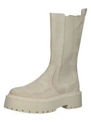 Steve Madden Skórzane sztyblety w kolorze beżowym rozmiar: 42. Brązowe botki Steve Madden, bez wzorów, bez obcasa, bez zapięcia. Za 315.50 zł.