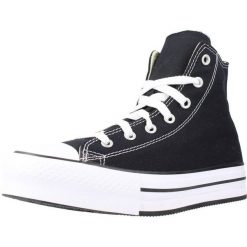 Buty CONVERSE CHUCK TAYLOR ALL STAR PLATFORM Czarny. Czarne trekkingi Converse, z materiału, na fitness i siłownię. Za 390.00 zł.