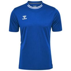 Koszulka Hummel Playful. Niebieskie bluzki Hummel, bez wzorów, sportowe, bez kołnierzyka, bez ramiączek. Za 137.00 zł.