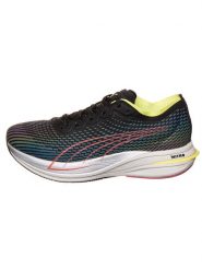 Puma Buty "Deviate Nitro WTR" w kolorze czarno-niebiesko-srebrnym do biegania rozmiar: 37. Czarne obuwie sportowe Puma, bez zapięcia, do biegania. Za 286.16 zł.