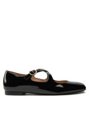 Stuart Weitzman Baleriny Clem Flat SK070 Czarny. Czarne baleriny Stuart Weitzman, bez wzorów, z lakierowanej skóry, bez obcasa. Za 949.99 zł.