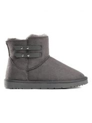 ISLAND BOOT Botki zimowe "Badiane" w kolorze szarym rozmiar: 39. Szare botki Island Boot, na zimę, bez wzorów, z materiału, bez obcasa, bez zapięcia. Za 151.90 zł.