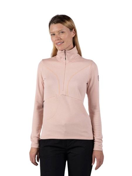 Bluza Rossignol W Blackside Fleece HZ różowa. Czerwone bluzy Rossignol, na jesień, l, bez wzorów, z elastanu, bez kaptura. Za 419.99 zł.