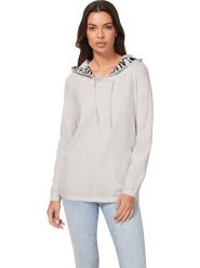 Heine Bluza w kolorze białym rozmiar: 44. Białe bluzy Heine, bez wzorów, z kapturem. Za 48.95 zł.