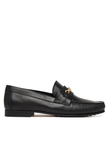 Tommy Hilfiger Lordsy Th Chain Leather Loafer FW0FW08956 Czarny. Czarne lordsy TOMMY HILFIGER, bez wzorów, ze skóry, bez obcasa, bez zapięcia. Za 649.99 zł.