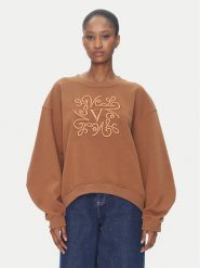 ViCOLO Bluza RD0178 Brązowy Reglan Fit. Brązowe bluzy ViCOLO, s, bez wzorów, z bawełny, bez kaptura. Za 369.99 zł.