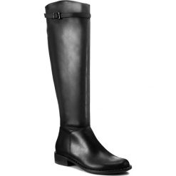 Oficerki BALDACCINI - 953300-0 Czarny S. Czarne kozaki Baldaccini, ze skóry, przed kolano, bez obcasa, na obcasie, bez zapięcia. W wyprzedaży za 339.00 zł.