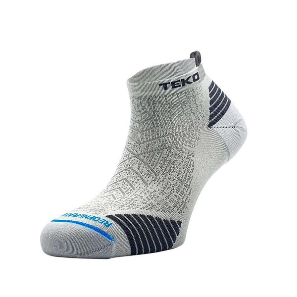 Skarpety do biegania Teko ecoRUN Low Cut Light Half Cushion 2.0. Białe skarpety TEKO, bez wzorów. Za 35.00 zł.