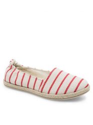 Jenny Fairy Espadryle KAYLA WSK1609-05 Biały. Białe espadryle Jenny Fairy, bez wzorów, z materiału, bez obcasa, bez zapięcia. Za 41.99 zł.