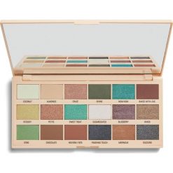 Makeup Revolution I HEART Paleta cieni Macaroons Chocolate. Czarne cienie do powiek Makeup Revolution. Za 38.92 zł.