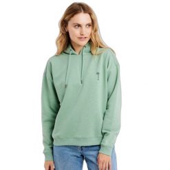 Bluza damska Protest Prtkaikoura. Niebieskie bluzy sportowe Protest, l, bez wzorów, z bawełny, z kapturem. Za 289.99 zł.