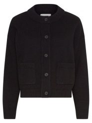MOSS COPENHAGEN Kardigan "Carina" w kolorze czarnym rozmiar: XS/S. Czarne kardigany Moss Copenhagen, s, bez wzorów, z poliamidu. Za 154.07 zł.