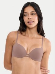 Triumph Biustonosz z fiszbiną Body Make-Up Illusion 10226401 Brązowy. Brązowe biustonosze Triumph, bez wzorów, z syntetyku. Za 189.99 zł.