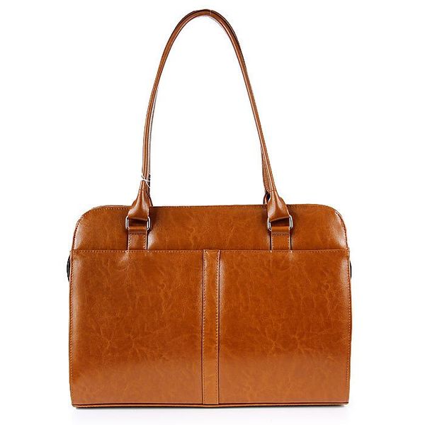 Torebka skórzana damska klasyczna DAN-A T144 camel. Brązowe torebki klasyczne DAN-A, bez wzorów, ze skóry, bez dodatków. Za 399.99 zł.