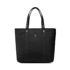 Torebka Tommy Hilfiger. Czarne shopper TOMMY HILFIGER, bez wzorów, bez dodatków. Za 539.99 zł.