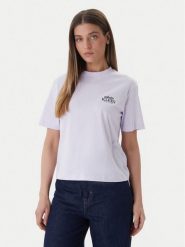 Calvin Klein Jeans T-Shirt LV047F801G Różowy Boxy Fit. Czerwone t-shirty Calvin Klein Jeans, l, bez wzorów, z bawełny, bez kołnierzyka, bez ramiączek. Za 209.99 zł.