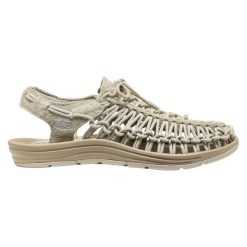 Sandały turystyczne Keen Uneek Lea Abbey. Szare sandały Keen, bez wzorów, eleganckie, bez obcasa, bez zapięcia. Za 571.50 zł.