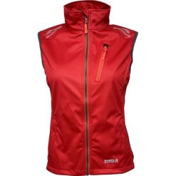 Damska wodoodporna kurtka softshell Pro-X Elements Hanna. Czerwone kurtki sportowe PRO-X ELEMENTS, bez wzorów, z softshellu, bez kaptura, trekkingowe. Za 335.00 zł.