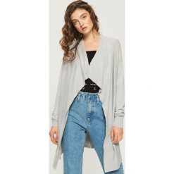 Kardigan basic - Jasny szary. Szare kardigany Sinsay, l, bez wzorów. Za 59.99 zł.