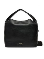 Liu Jo Torebka Ecs M Hobo AF5058 E0058 Czarny. Czarne torebki klasyczne Liu Jo, bez wzorów, ze skóry, bez dodatków. Za 629.99 zł.
