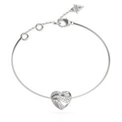 Bransoletka Guess. Szare bransoletki Guess, srebrne. Za 219.99 zł.