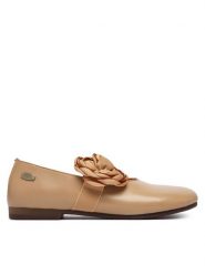 Laura Vita Baleriny Florineo 01 Beżowy. Brązowe baleriny Laura Vita, bez wzorów, ze skóry, bez obcasa. Za 449.99 zł.