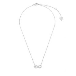 Naszyjnik Guess. Szare naszyjniki Guess, srebrne. Za 248.99 zł.