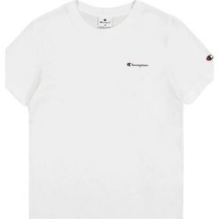 T-shirt Damski. Białe t-shirty Champion, bez wzorów, bez kołnierzyka, bez ramiączek. Za 131.99 zł.
