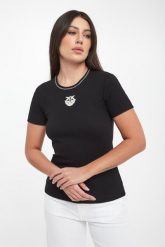 T-shirt damski Brugherio PINKO. T-shirty Pinko, xs, bez wzorów, bez kołnierzyka, bez ramiączek. Za 429.00 zł.