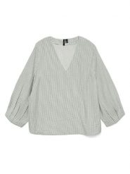 Vero Moda Bluzka w kolorze zielonym rozmiar: M. Zielone bluzki Vero Moda, m, bez wzorów, bez kołnierzyka, bez ramiączek. Za 69.99 zł.