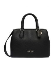 Nine West Torebka CEO-Vena-KY255 Czarny. Czarne torebki klasyczne Nine West, bez wzorów, z materiału, bez dodatków. Za 249.99 zł.