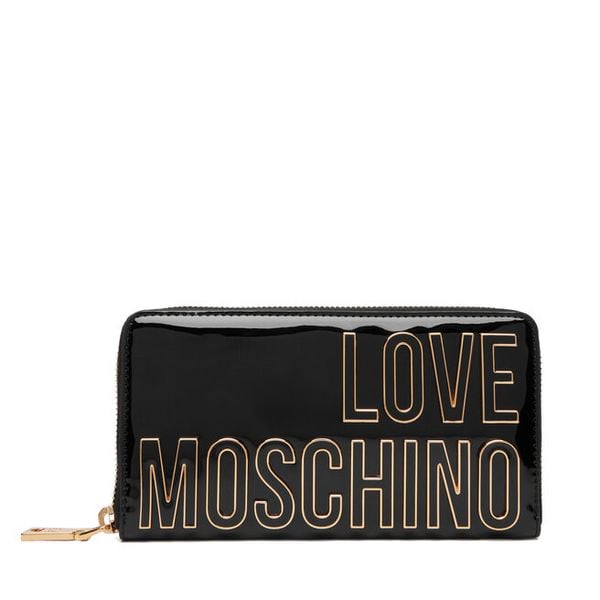 Portfel LOVE MOSCHINO. Czarne portfele Love Moschino, bez wzorów. Za 279.99 zł.