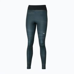 Legginsy damskie Mizuno Printed. Zielone legginsy Mizuno, s, bez wzorów, z elastanu, długie. Za 149.99 zł.