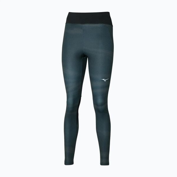 Legginsy damskie Mizuno Printed. Zielone legginsy Mizuno, s, bez wzorów, z elastanu, do biegania. Za 149.99 zł.