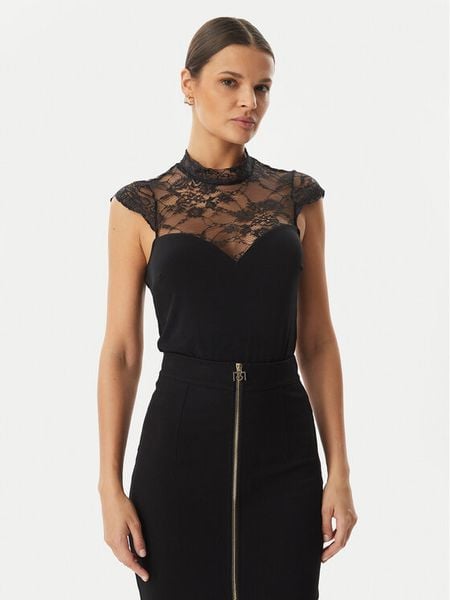 Rinascimento Body CFC0127525003 Czarny Slim Fit. Czarne body Rinascimento, xs, bez wzorów, z syntetyku. Za 239.99 zł.