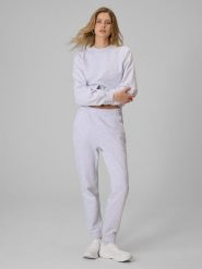 4F Spodnie dresowe joggery damskie - szare L. Szare spodnie dresowe 4f, l, bez wzorów, z dresówki. Za 129.99 zł.