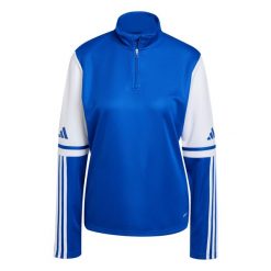 Bluza damska adidas Squadra 25 Training Top. Niebieskie bluzy Adidas, na zimę, bez wzorów, z tkaniny, bez kaptura. Za 131.99 zł.