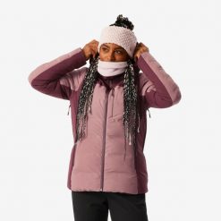 Kurtka narciarska damska Wedze Warm 900. Czerwone kurtki narciarskie WED'ZE, m, bez wzorów, z włókna, bez kaptura, narciarskie. Za 449.99 zł.