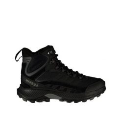 Buty wędrówkowe Merrell Speed Strike 2 Thermo Mid Wp Noir. Czarne trekkingi Merrell, z gumy, trekkingowe. Za 610.95 zł.
