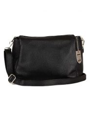 Lucca Baldi Skórzana torebka "Melfi" w kolorze czarnym - 26 x 19 x 9 cm rozmiar: onesize. Czarne torby na ramię Lucca Baldi, bez wzorów, z materiału, na ramię, bez dodatków. Za 260.99 zł.