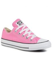 Converse Trampki A/S Ox M9007 Różowy. Czerwone trampki Converse, bez wzorów, z materiału, bez zapięcia. Za 259.99 zł.