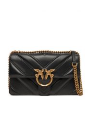 PINKO Torebka Love One Classic Light Dc Al 25-26 PLTT 104549 A2OS Czarny. Czarne listonoszki Pinko, bez wzorów, ze skóry, bez dodatków. Za 1,739.00 zł.