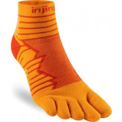 Skarpetki biegowe Injinji Ultra Mini-Crew. Brązowe skarpety Injinji, bez wzorów. Za 148.00 zł.