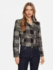 Guess Płaszcz przejściowy W5RL29 WGWG0 Czarny Regular Fit. Czarne płaszcze Guess, s, z aplikacjami, z syntetyku, bez kaptura. Za 399.99 zł.