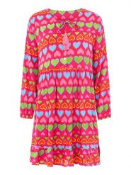 Zwillingsherz Sukienka ze wzorem rozmiar: L/XL. Sukienki Zwillingsherz, na co dzień, l, bez wzorów, z wiskozy, bez kołnierzyka, bez ramiączek, mini, proste. Za 167.28 zł.