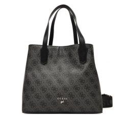 Torebka Guess. Szare torebki klasyczne Guess, z aplikacjami, bez dodatków. Za 329.99 zł.
