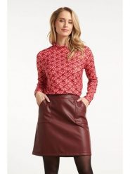 Smashed Lemon Bluzka w kolorze czerwonym rozmiar: M. Czerwone bluzki Smashed Lemon, m, bez wzorów, bez kołnierzyka, bez ramiączek. Za 139.54 zł.